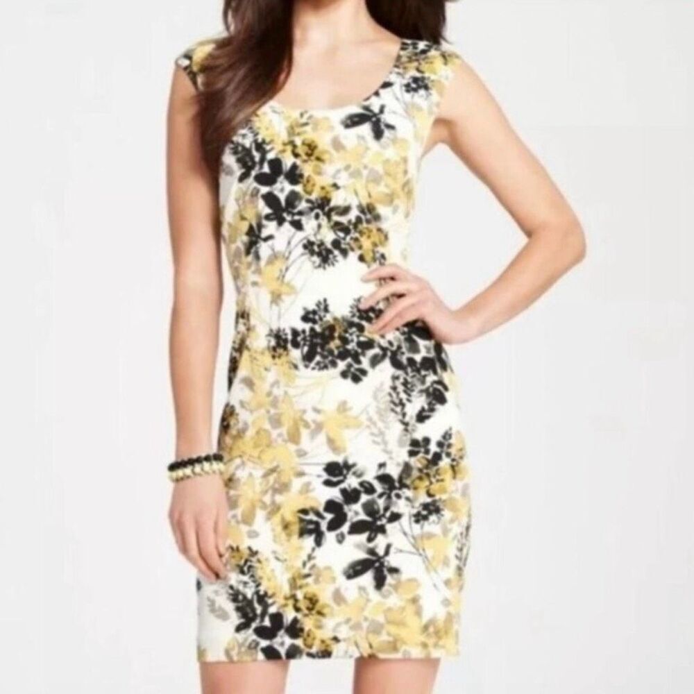 NWT Ann Taylor Floral Sleeveless Sheath Dress - 4